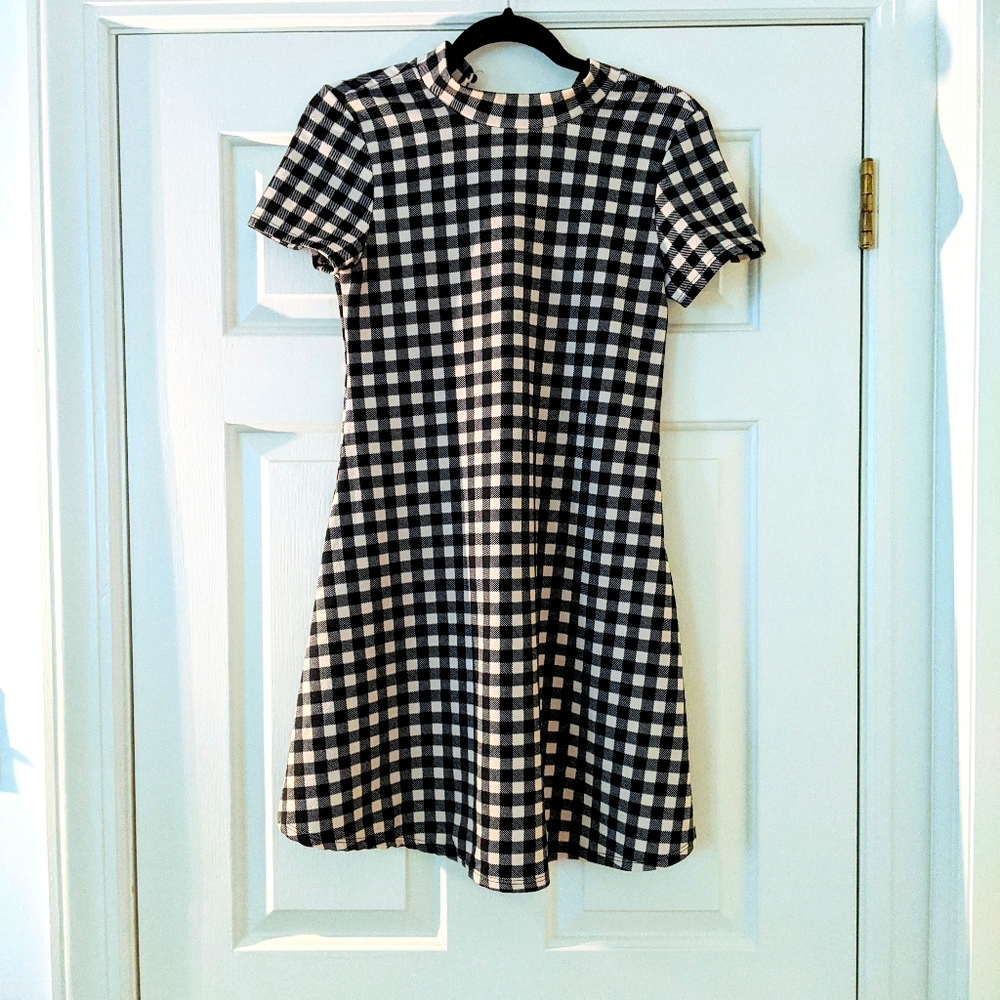 Buffalo plaid dress